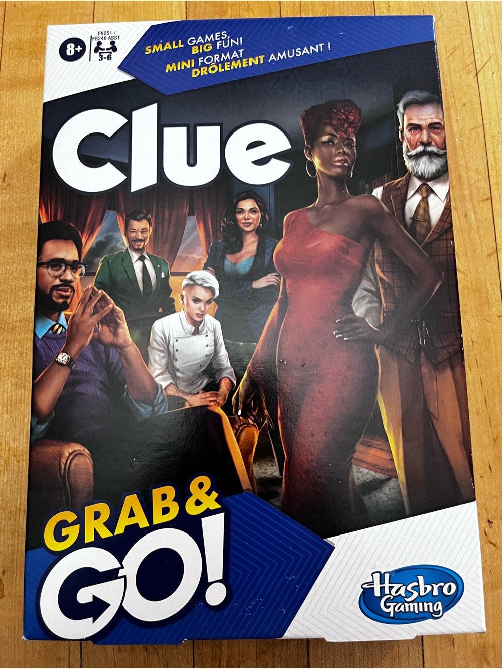 Grab & Go Clue Board GameNew in Box.  The perfect travel vacation camping fun